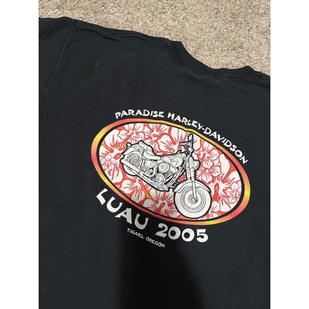 Retro Harley Davidson Men's T-Shirt, Hawaii, oversized T-Shirt, XL